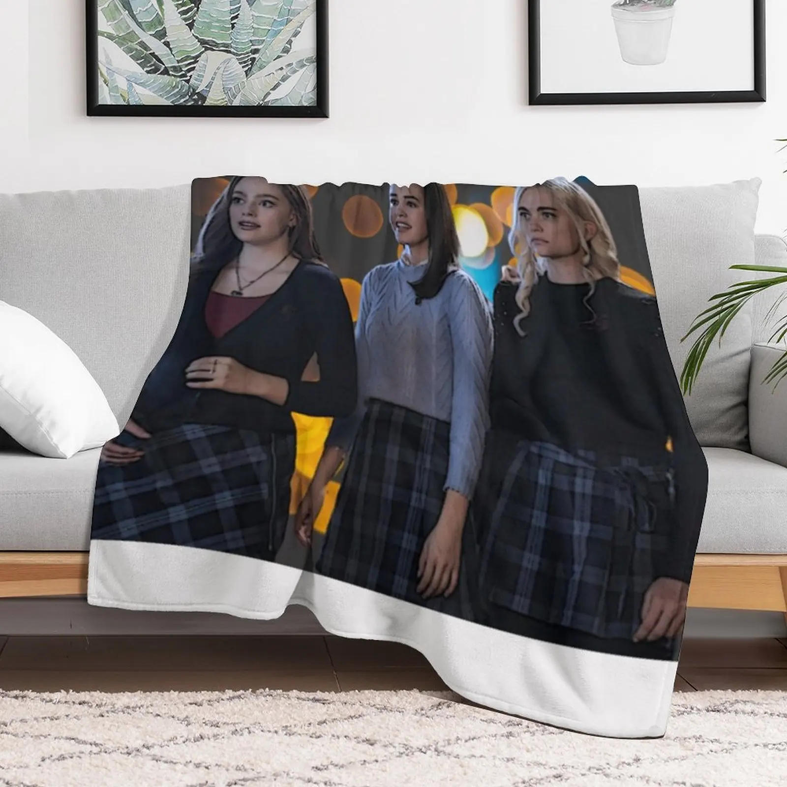 Hope, Josie and Lizzie Throw Blanket Plaid Comforter Blankets