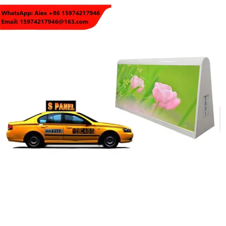 P3.33 P4 P5 Taxi Top Led Display Solution Supplier Car Top Led Billboard Led Module 320*160mm