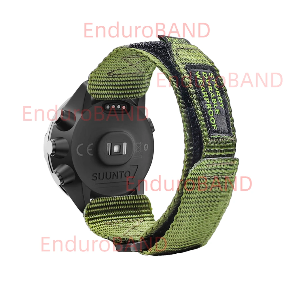 สายนาฬิกาข้อมือพรีเมี่ยมสำหรับ Suunto 9สายนาฬิกาไนลอนสำหรับ Suunto 7อะไหล่สายนาฬิกาข้อมือกีฬาสำหรับผู้ชายผู้หญิง