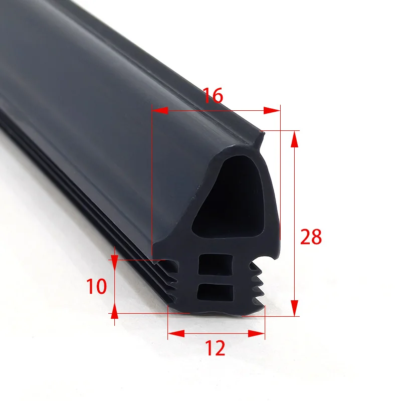7096 Heat Resistant Commercial Rice Steamer Silicone Gasket Continuous Door Seal Strip By Meter Universal Replacement Parts
