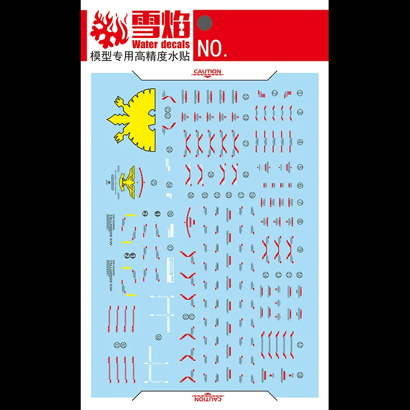 Model decal air Slide Decals alat untuk 1/144 RG tallswan EW neon stiker Model aksesoris mainan