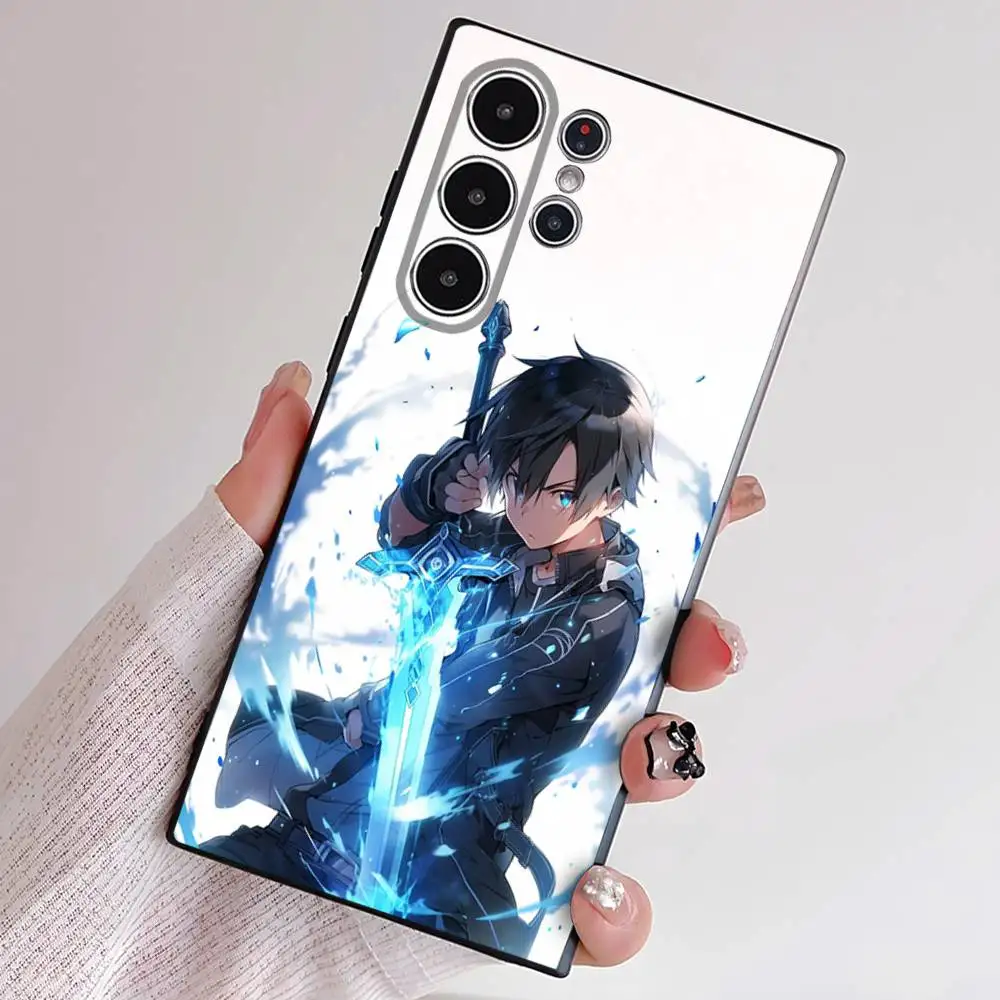 S-Sword Art O-Online Phone Case For Phone S Series S21 S22 S23 S24 S25 FE Plus Ultra TPU Soft To Skin-friendly Case
