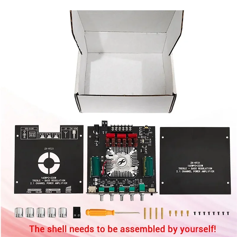 A10R 2 Geração 2.1 Canais TDA7498E Módulo Amplificador Bluetooth Subwoofer 160Wx2 + 220W Módulo Solto Peças de Reposição B