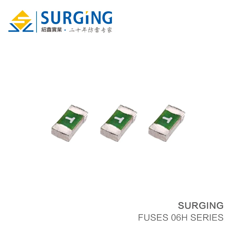 

100 PCS/Lot One-Time Positive Disconnect SMD Restore Fuse 0603 0.25A 0.375A 0.5A 0.75A 1A Fast-Acting Ceramic Surface Mount Fuse