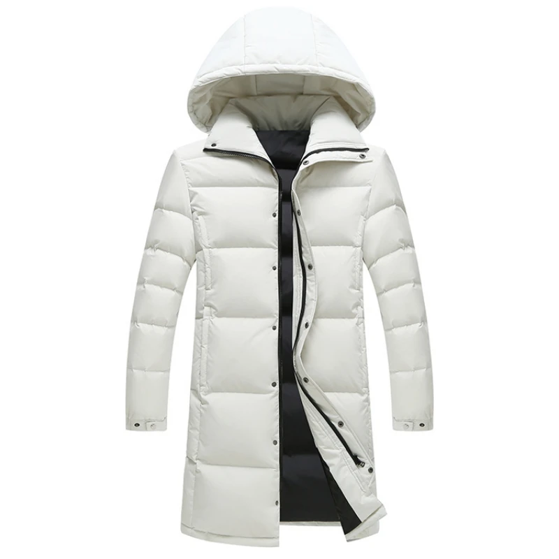 Doudoune décontractée en duvet de canard blanc pour hommes et femmes, manteau de neige d'hiver, col en fourrure, Parka chaude, 30 Louvain Below ontari, nouveau