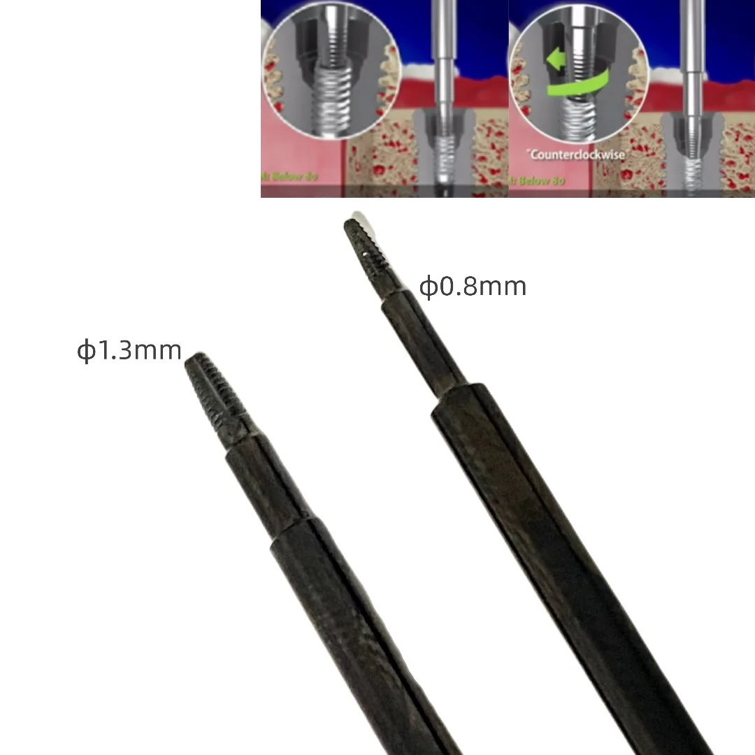 

Dental Fractured Tap Drill Broken Extractor Drills TD-08 13