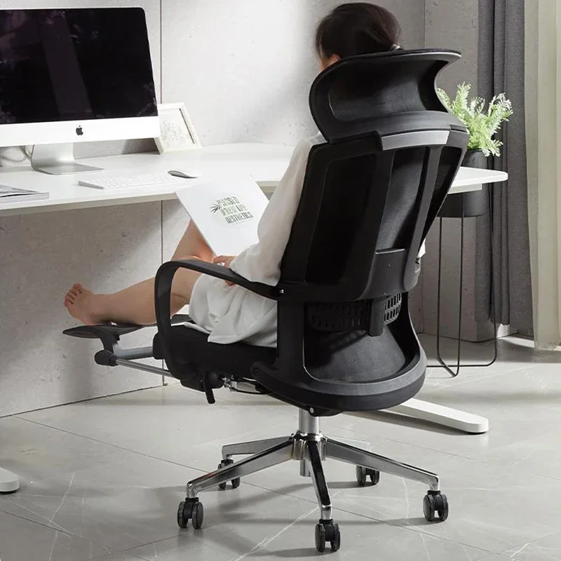 Ergonomic Office Chair Swivel Adjustable Reading Floor Relaxing Modern Boss Mesh Office Chair Nordic Cadeiras Decoration Home