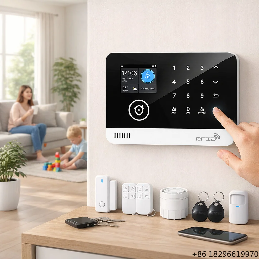 WiFi GSM Smart Home Alarm Security System GS-G74 Replaceable Battery Intelligent Smoke Alarm WiFi Module