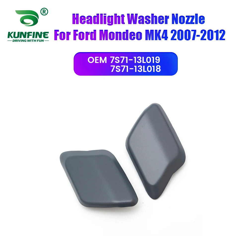 

Car Headlight Front Bumper Washer Spray Nozzle Jet Headlamp Pump Cover For Ford Mondeo MK4 2007-2012 7S71-13L019 7S71-13L018