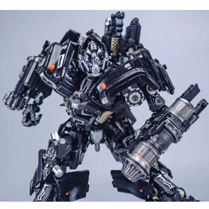 (EN STOCK) nueva transformación WEIJIANG WJ Black Apple M06 MPM06 M-06 Ironhide versión agrandada figura de acción de Metal juguetes Robot