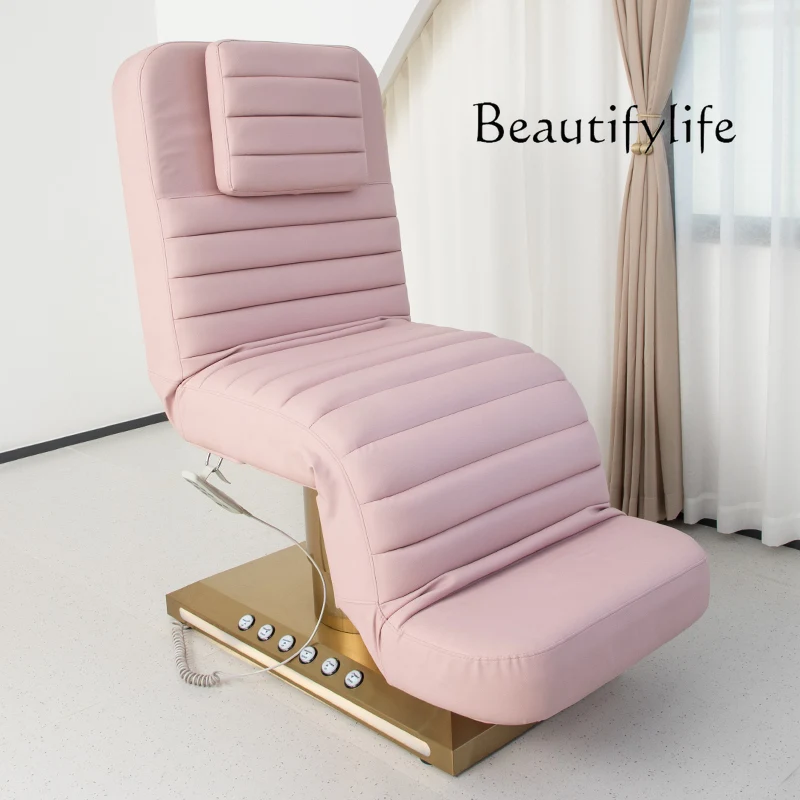 Electric Beauty Bed New Lifting Foot Control Nail Beauty Eyelash Beauty Micro Finishing Tattoo Massage Massage Bed