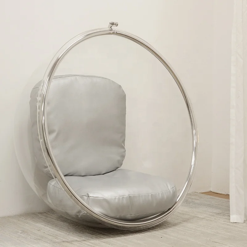 Modern Single Person Designer Chair Stainless Steel Featured Living Room Chair With Unique Modern Design