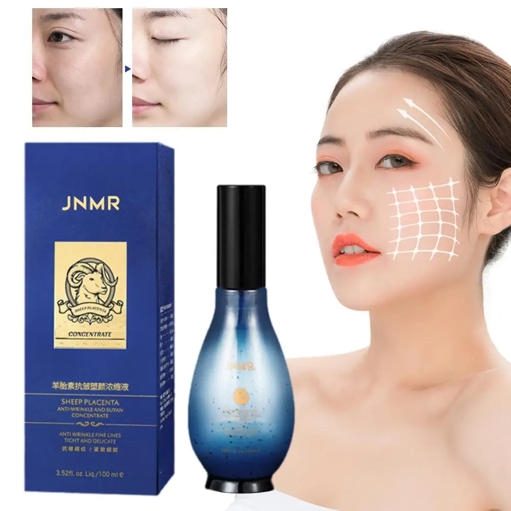 

Sheep Placenta Extract Wrinkle Removal Moisturizing Antioxidant Beauty Whitening Water Essence Moisturizing Anti-aging Prod B8Z0