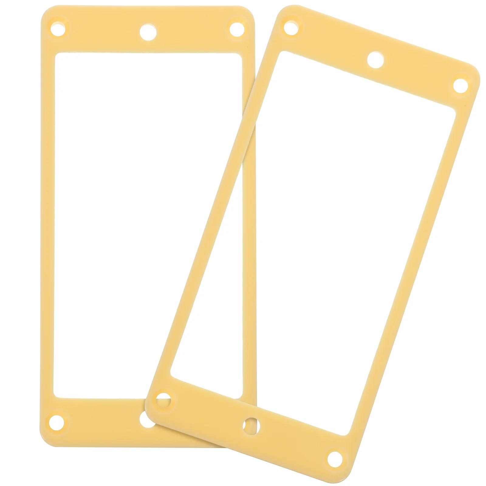 2 Pcs Frame Pickup Electric Pickups Guitar Pickguard Plastic Frames Covering Protection