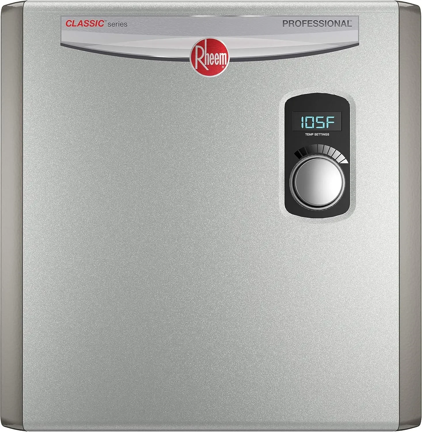 

RTEX-24 24kW 240V Electric Tankless Water Heater, Gray