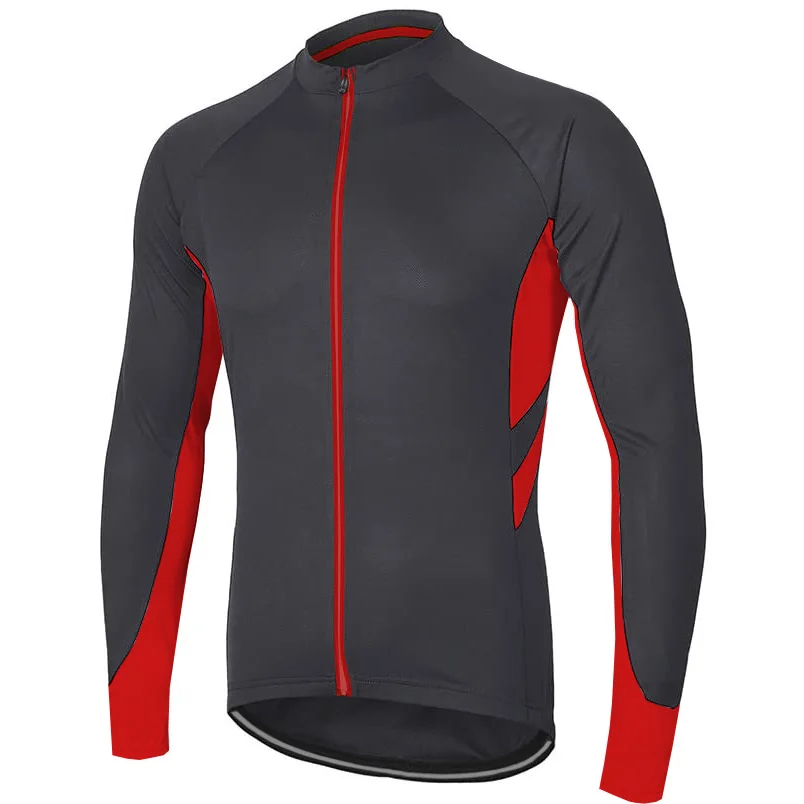 

Fashion Men Long Sleeve Cycling Jersey Bike Clothes Downhill Shirt MTB Zipper Jacket Road Sweater Comfortabl Wear Sport Tops