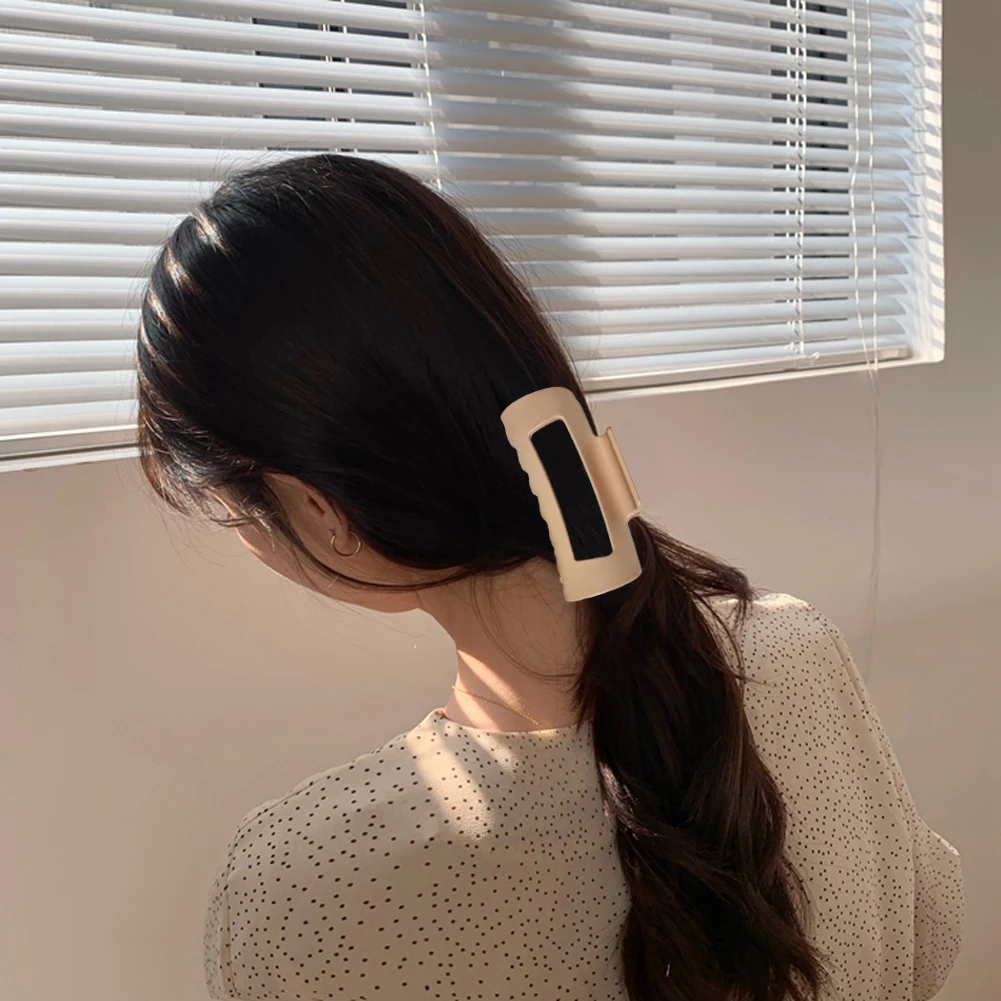 

Silicone Hair Claw Clip Nonslip Soft Claw Clip Flexible Trendy Hair Accessories for Birthday Christmas Gift