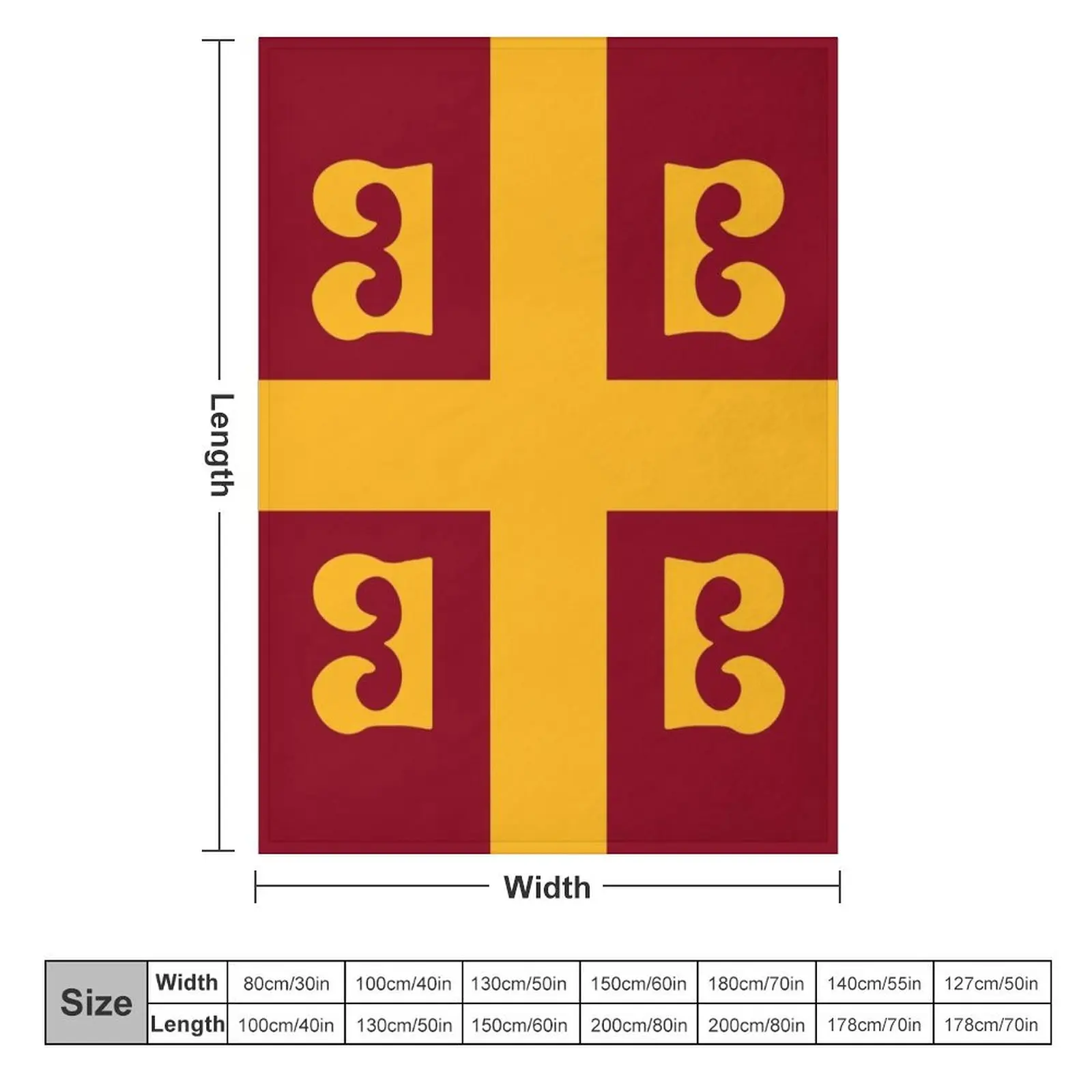 Byzantine Flag Throw Blanket Multi-Purpose Fashion Sofas Blankets