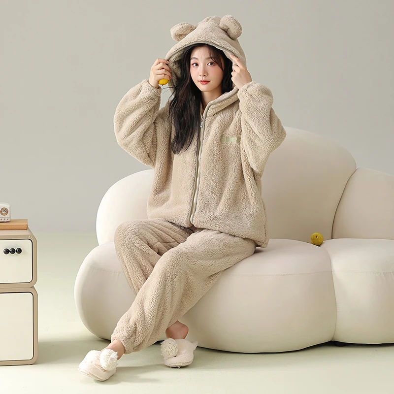 

Pajama Sets Blue Women Friendly Cotton Starry Pattern Morning Coffee Loungewear Double Layer Tie Front Sleeveless Cropped Pants