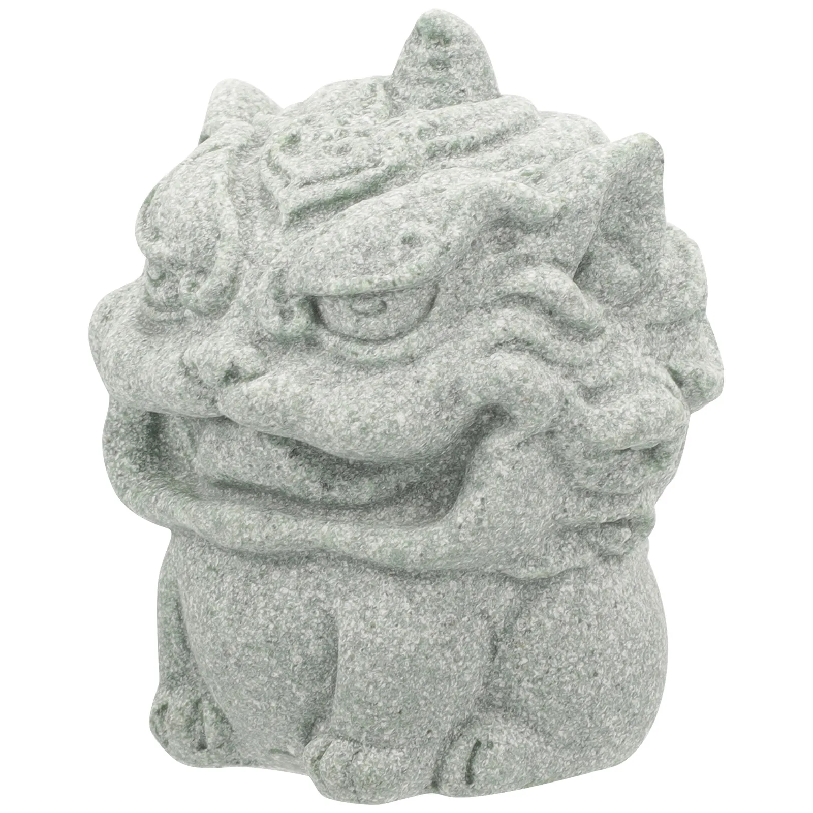 

Kylin Decoration Stone Crafts Figurines S stone Animals Sculpture L Garden Statue Desktop nament Tea Pet Bonsai Fish Tank