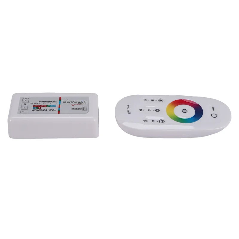 ABZW RF LED Remote Controller 2.4Ghz Wireless RF Touch LED RGB Dimmer Controller For 5050 3528 RGB LED Strip Light 12V/24V