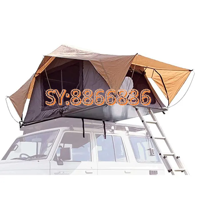 

Aluminum Shell Triangle Car Roof Top Tent Awnings Hard Shell for Wild Land Adventure Cruiser 4WD Car Roof Top Tent