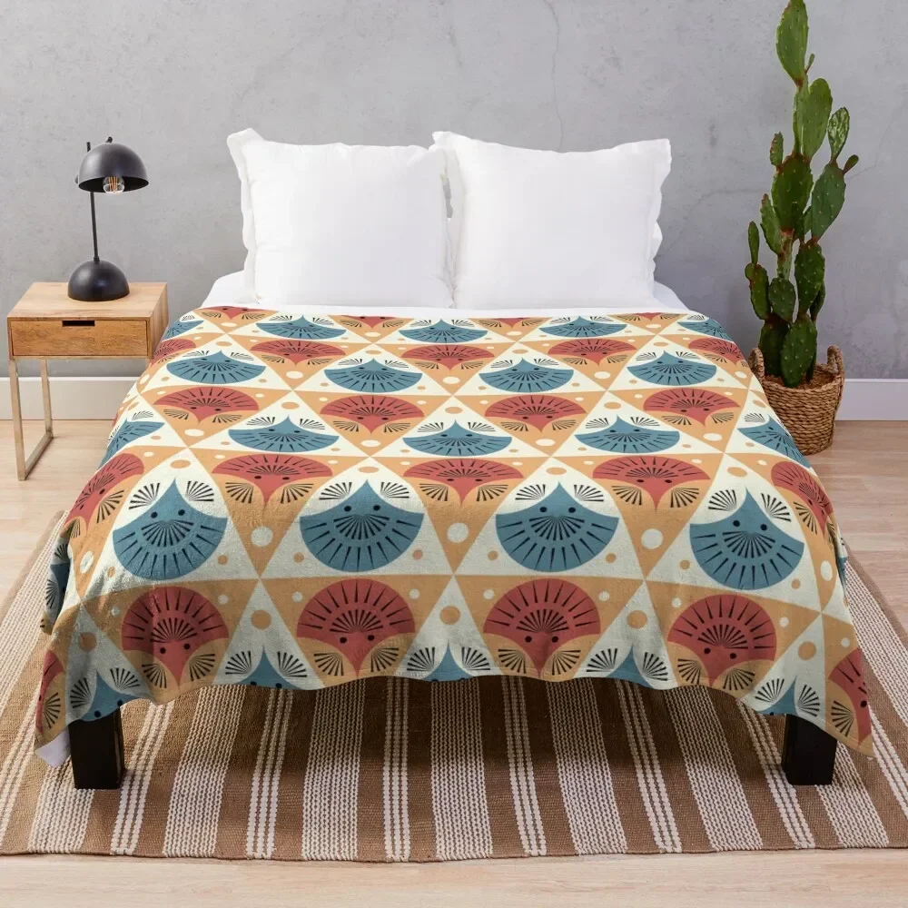 

SEAMLESS PATTERN OF TWIN PORCUPINES Throw Blanket blankets and throws Cute Beautifuls Sofa Blankets