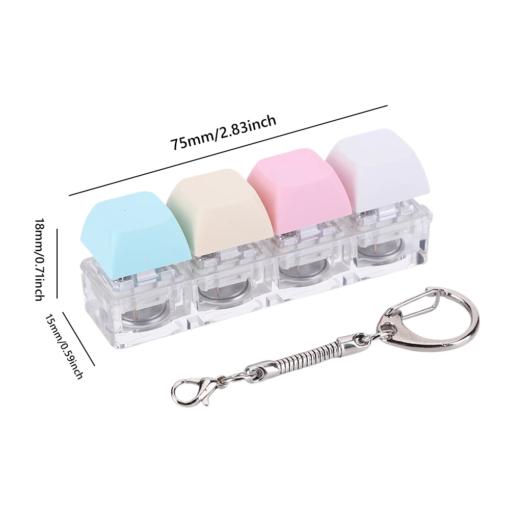 หมวกคีย์บอร์ดของเล่นกดปุ่มคลายเครียด Relief แป้นแป้นแป้นคีย์บอร์ดกลไกแบบทำมือของขวัญ Relief ความเครียด