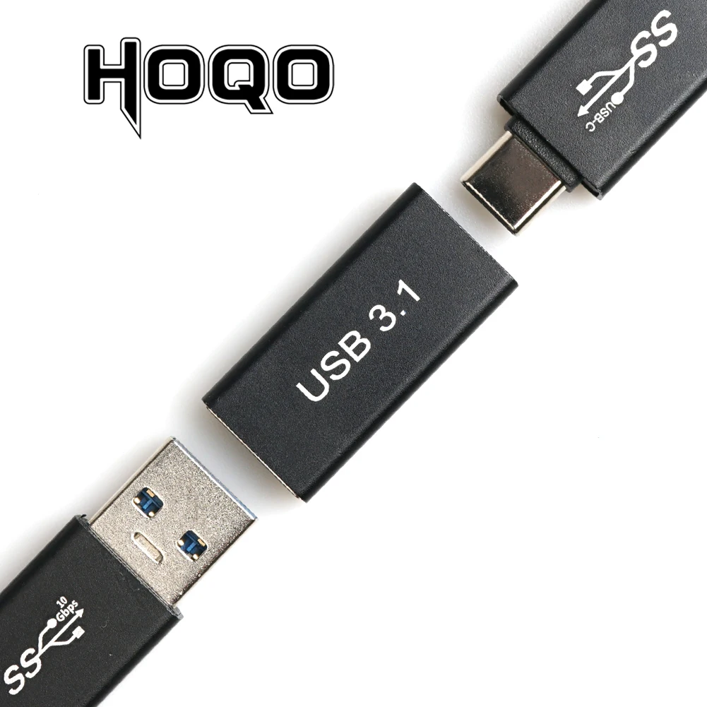 Adapter USB USB 3.1 typ C żeński na USB A żeński B Adapter z gniazda męskiego na żeńskie typ OTG C na usb 3.0 męski żeński konwerter złącza