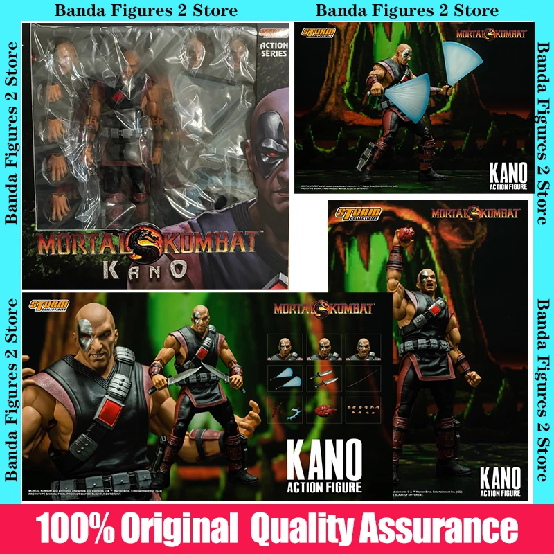 100% Original Box Storm Collectibles Mortal Kombat VS Series Kano 1/12 In Stock Anime Figures Model Toys Gifts