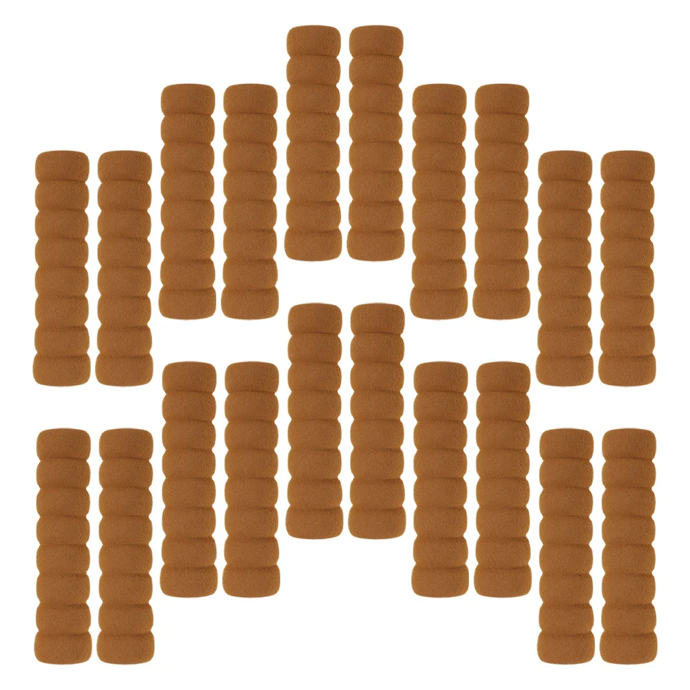 20 قطعة مقبض الباب الحرس المضادة للتصادم حامي تصميم أنيق للأثاث المنزلي طول العمر والمتانة مقبض الباب يغطي