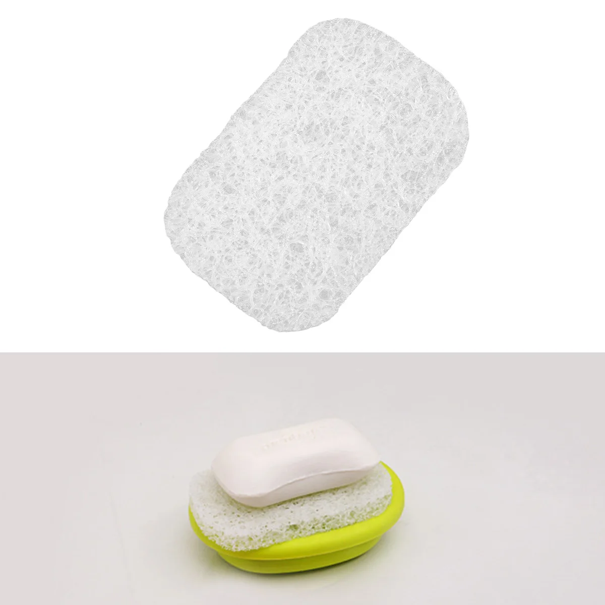 

Anti-Slip Saver Holder Drainable Soap Dish For Bathroom Kitchen Bar Soap Dry Clean Longer Self-Draining Holes
