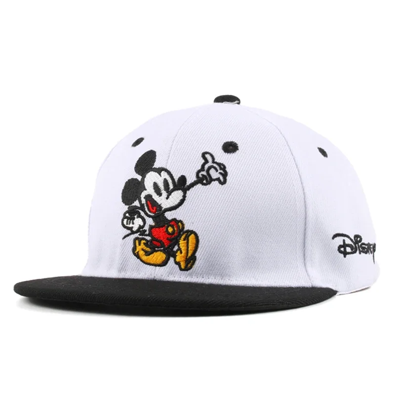 Disney Waflera Mickey Mouse Children\'s Baseball For Boy Girl Embroidered Cotton Kids Hip Hop Sun Cap Snapback Outdoor Baby Hat