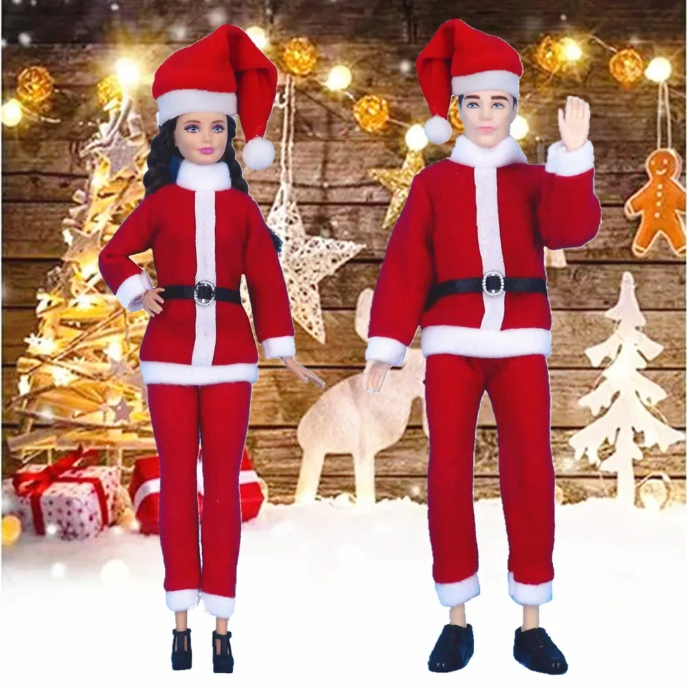 

11.8inch 11.8inch Doll Clothes 30cm Beautiful Doll Christmas Dress Christmas Elfs Series Kawaii Christmas Doll Clothes