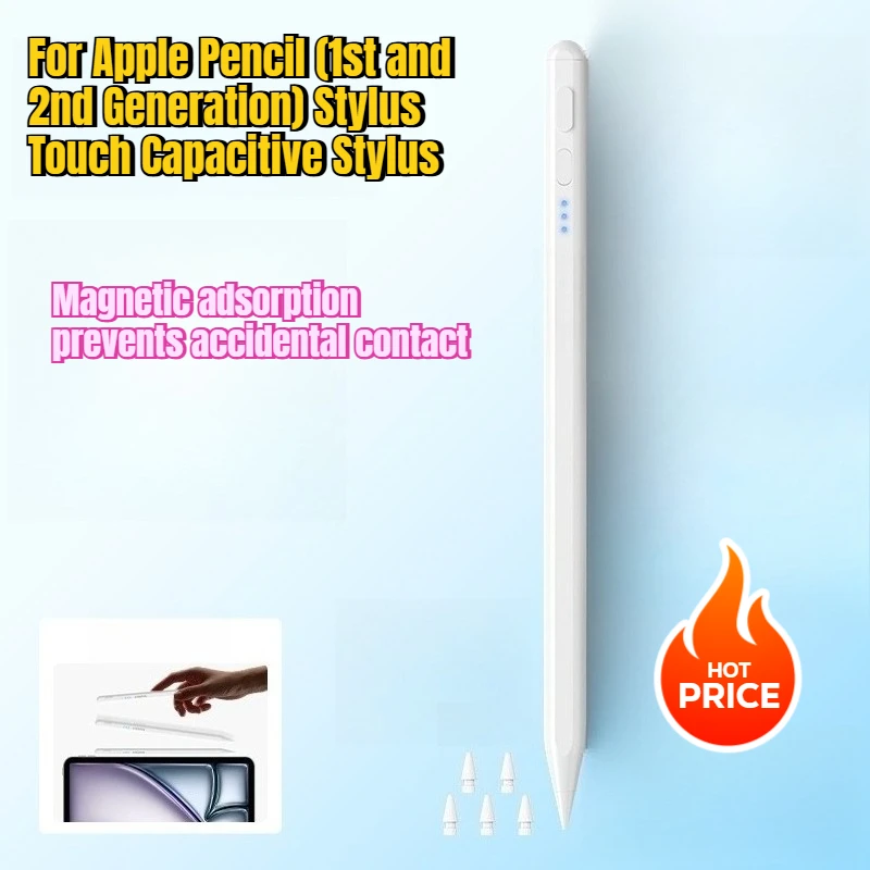 

For Apple Pencil (1st and 2nd Generation) Stylus Touch Capacitive Stylus