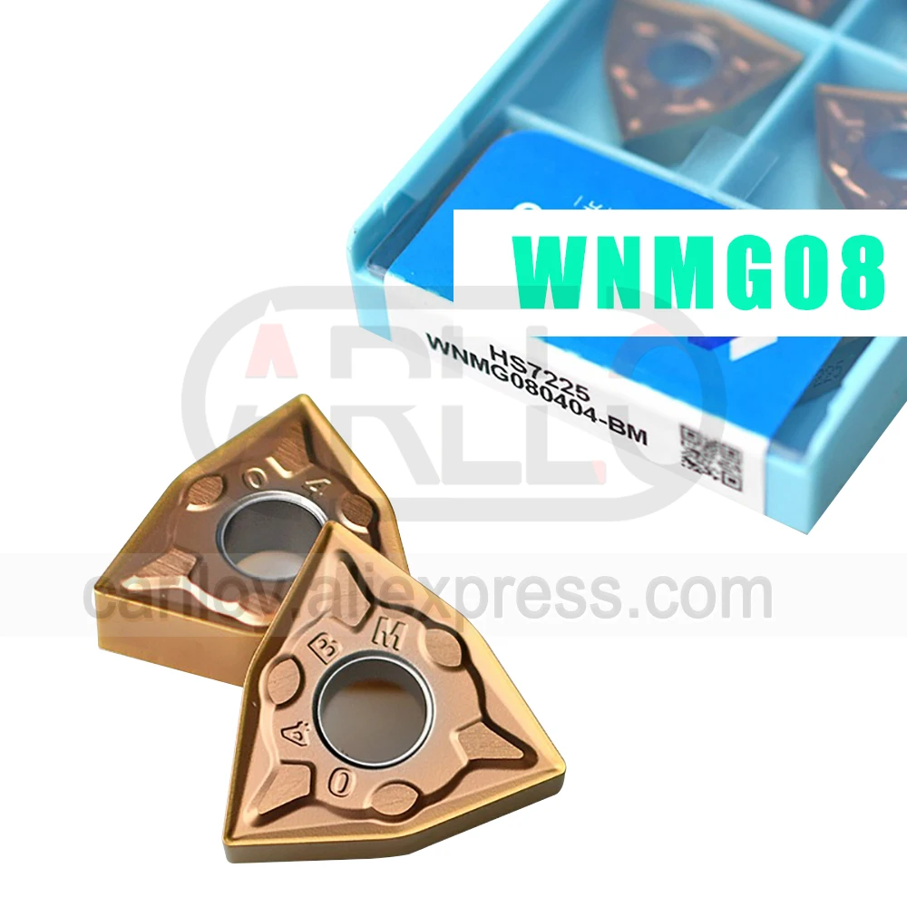 HARDSTON WNMG WNMG080404-BM HS7125 HS7225 Carbide Inserts CNC Turning Tool Lathe Cutter Tools