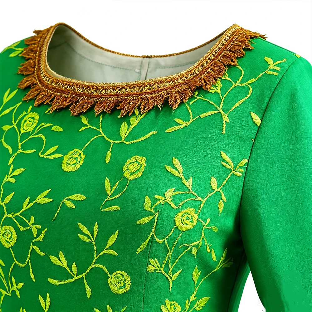 Fiona Kostüm Kinder Grünes Prinzessinnenkleid Teenager Halloween Kostüme Langes Kleid Geburtstagsparty Verkleidung – Detail 4