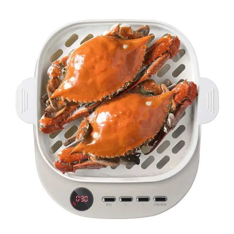 باخرة كهربائية قدر الغذاء البخاري متعدد الوظائف المنزل الصغيرة ذات سعة كبيرة طبقة مزدوجة باخرة الأرز