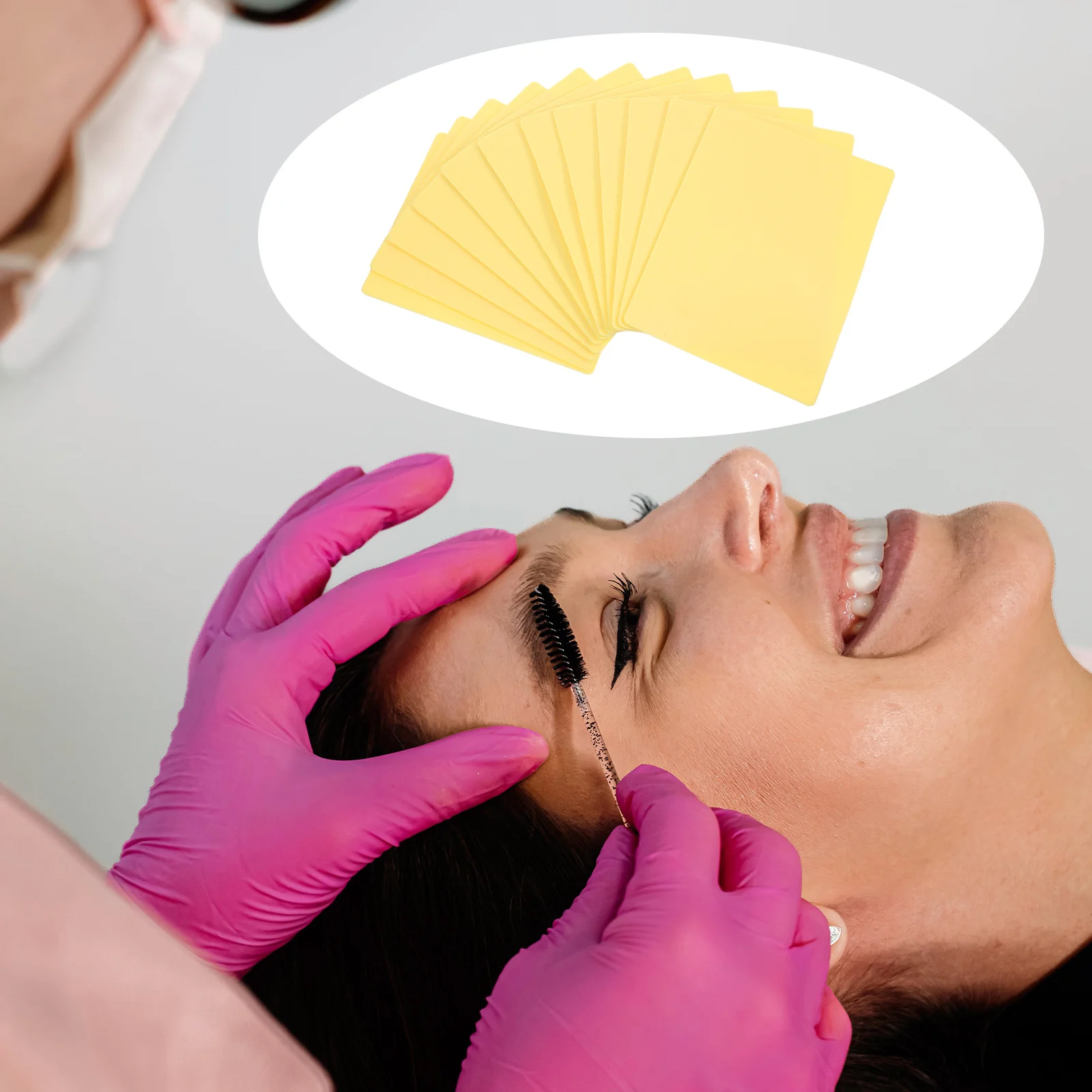 12 قطعة الجلد وهمية لممارسة الوشم 3 مللي متر سميكة قابلة لإعادة الاستخدام وسادة الجلد الاصطناعي للحواجب الشفاه بطانة طقم تدريب المبتدئين