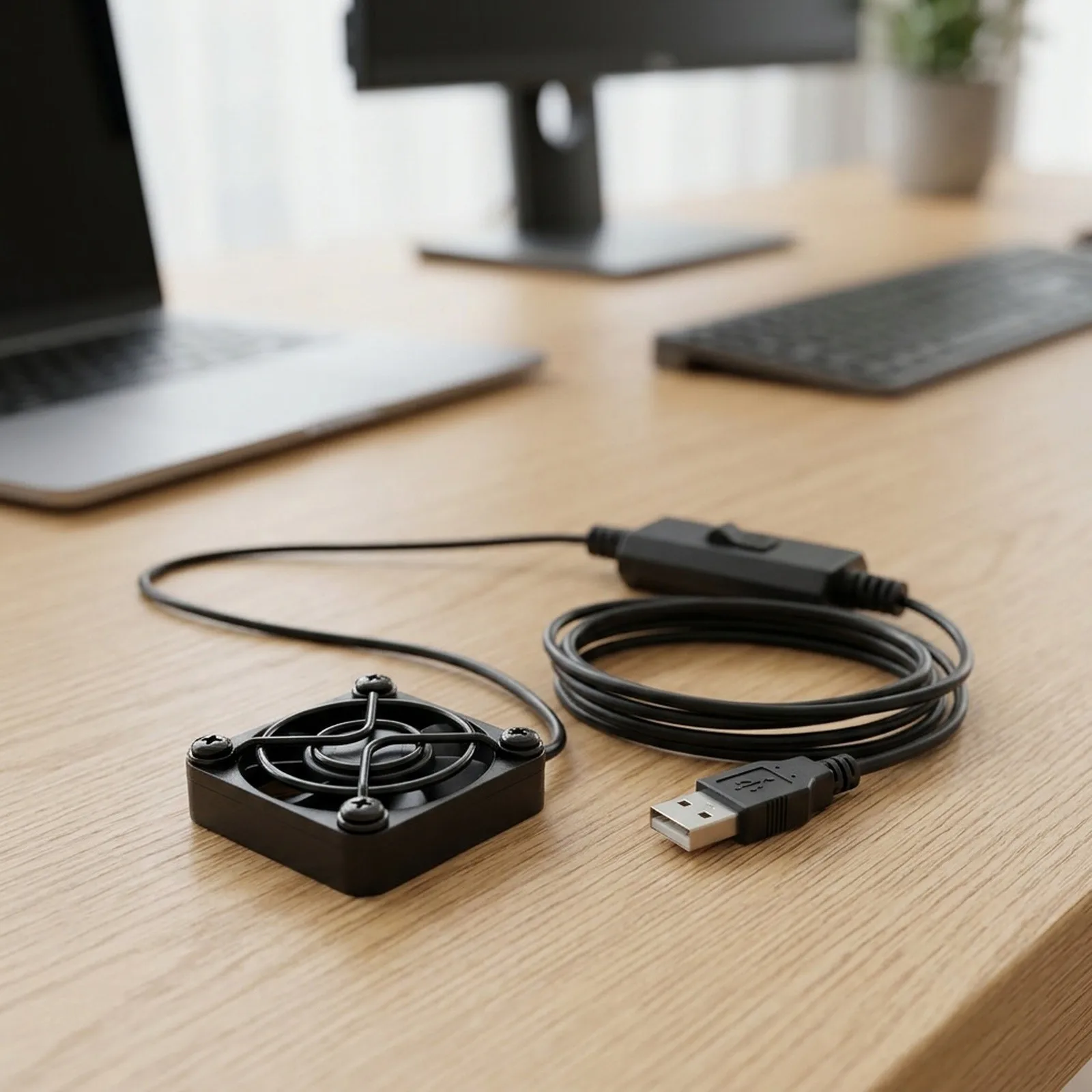 3 USB Fan for Efficient Cooling for PCs and For AV Equipment Hydraulic Motor with 40/80/120 mm Fan Size Options