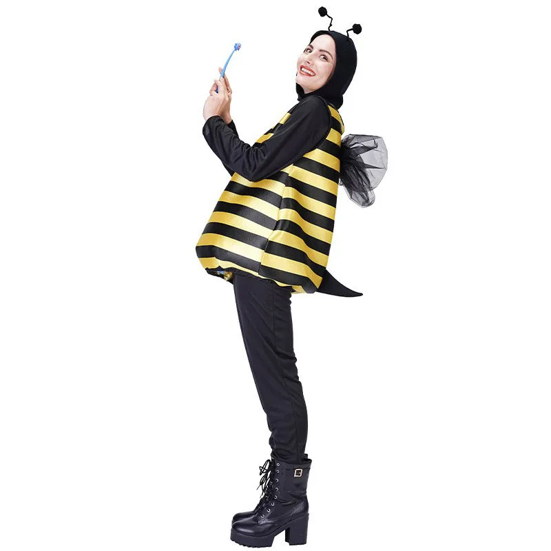 Adorabile costume da piccola ape loween Gioco di ruolo per adulti Abiti per spettacoli teatrali Costume di scena etnico Faion da donna