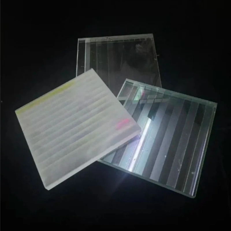 

1PCS 83x83x6mm Lens Damage Prisms Beautiful Dichroic Prism DIY Decor Lenses Has Flaws