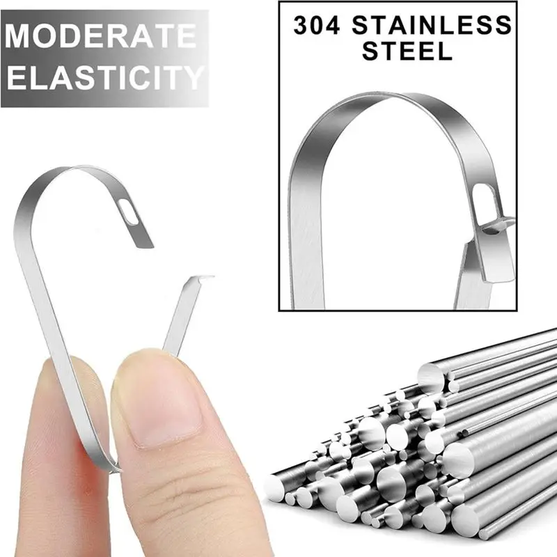 Reliable-30 Pcs Real Estate Sign Rider Clips Metal Hanging Large Sign Rider Clips For Hanging Posts Open House Plaque