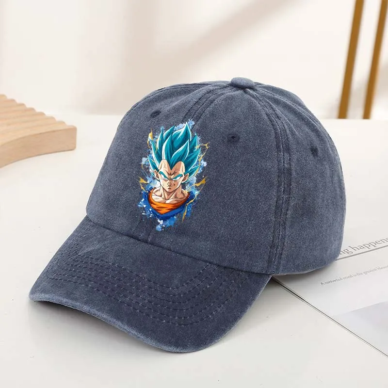 Dragon Balles Figures Peaked Caps Cartoon Anime Printed Boy Hats Trendy Cool Baseball Cap Summer Leisure Outdoor Hat Headwear view 2