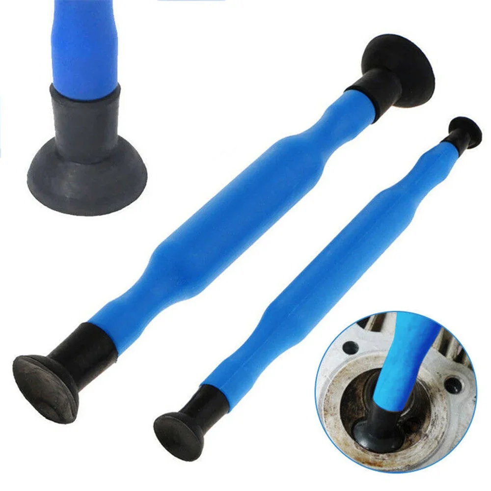 2Pcs Valve Lapping Sticks Set Rubber Valve Lapping Grinding Stick with Suction Cups Kit Cylinder Engine Valves Grinding Tool