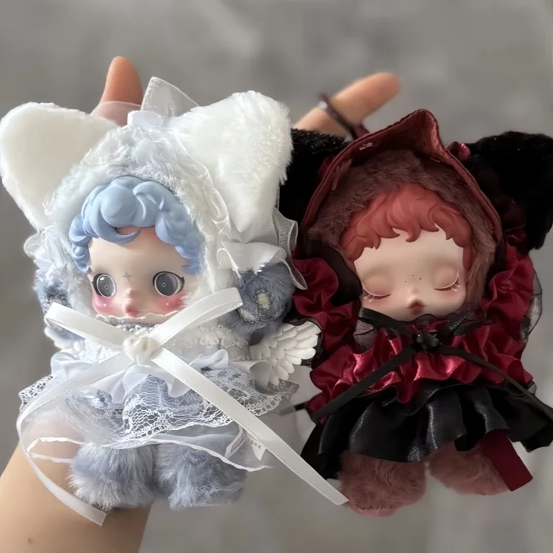 

In Stock Skullpanda Diy Doll Clothing Dark Cat Set V1 V2 Cute Princess Dress Handmade Replacement Costume Vinyl Doll Accessories