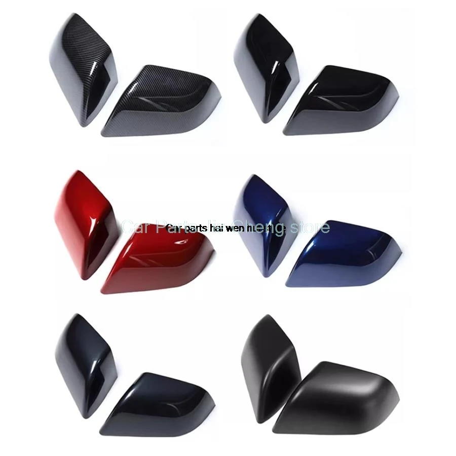 

For Tesla Model 3 / Model Y Replace Car parts Accessories Rear View Mirrors Shell Cap Housing Wing Door Side Mirror Cover 1 Pair