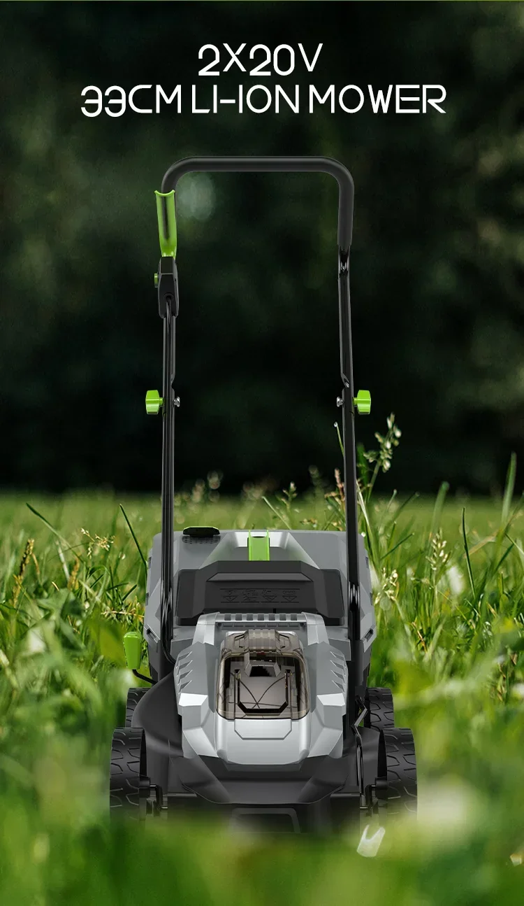 Li-ion Mower para cortar grama, máquina de jardim, 40V, 33cm, L01-006A-1, venda quente