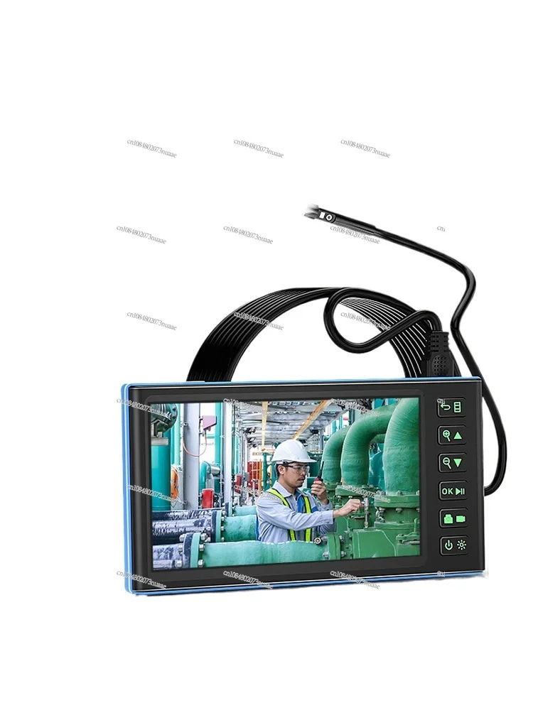 Large Screen High Definition Industrial Endoscope, Auto Repair Pipe Visual Detector, Waterproof Design Detection Artifact, 7 Inc