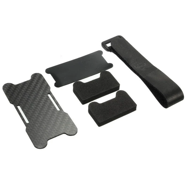 Under-Mounted Battery Protection Plate Carbon Fiber with Foam 45X75mm 45X85mm 45X95mm for FPV Freestyle Drone Shock-Absorbing